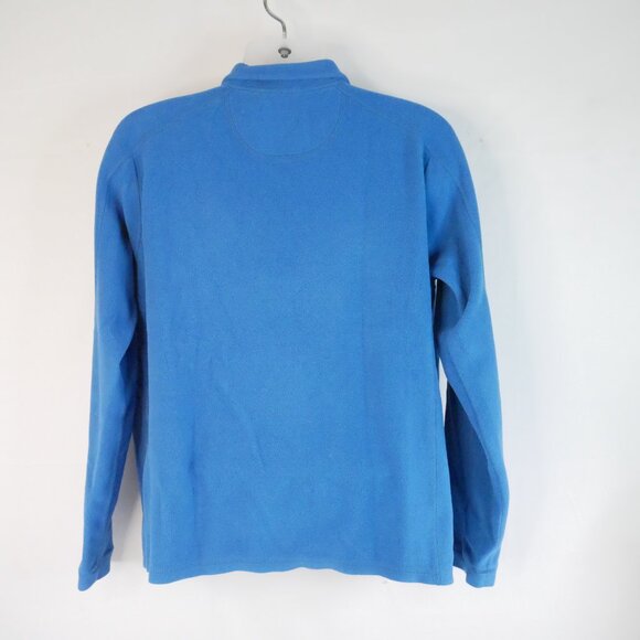L.L. Bean Long Sleeve 1/4 Zip Fleece Pullover Blue Mens Size Large Regular - Picture 5 of 6